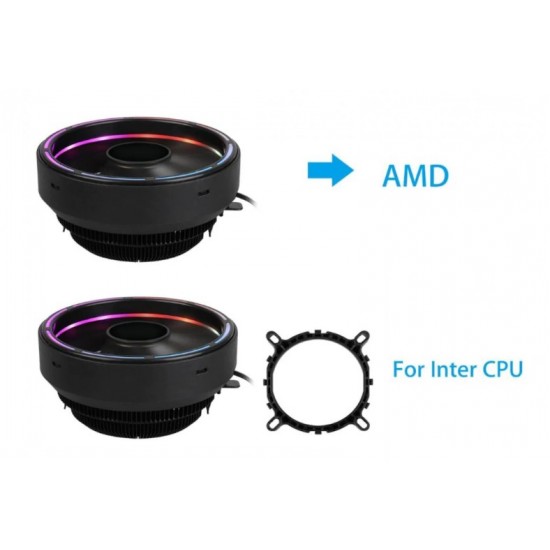 Zoko ICE Auto RGB CPU işlemci Soğutucu Fan